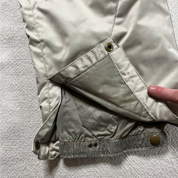 Ride Snowboards Light Beige Teflon Snowboarding Winter Snow Pants S - Picture 7 of 7